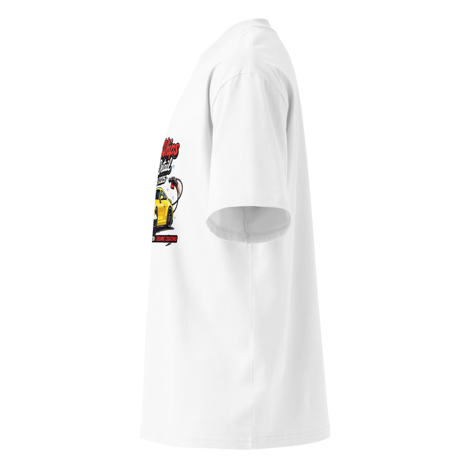 Unisex organic oversized high neck t-shirt - Image 3